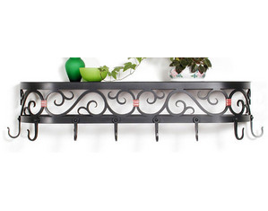 Cricket Forge Wall Mounted Pot Rack - Fast FREE FedEx Shipping!