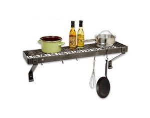 Enclume Bookshelf Pot Rack