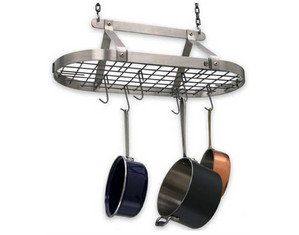 Enclume Decor Classic Oval with Grid Pot Rack