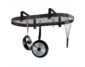 Enclume Low Ceiling Oval Pot Rack with Grid