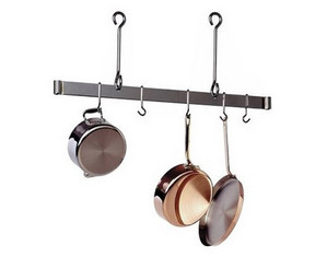 Enclume Offset Hook Ceiling Bar  Pot Rack
