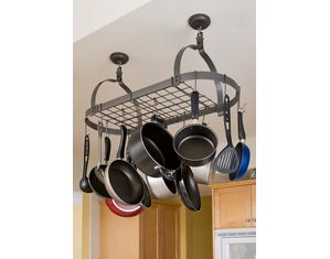 Enclume Rack It Up Oval Pot Rack with Grid