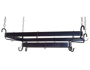 Grace 32 inch French Pot Rack with Hooks and Chain