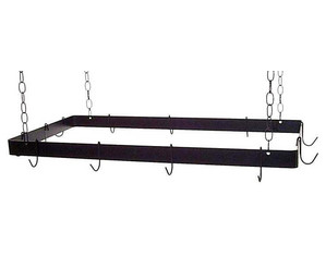Grace 36 inch Butchers Pot Rack with Hooks and Chain - Fast FREE FedEx Shipping!