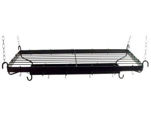 Grace 49 inch French Pot Rack with Grid, Hooks and Chain