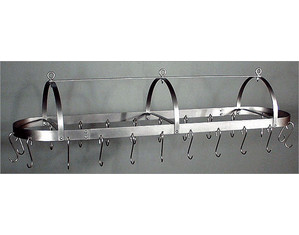 HSM Metal Products 48 inch Oval Hanging Pot Rack