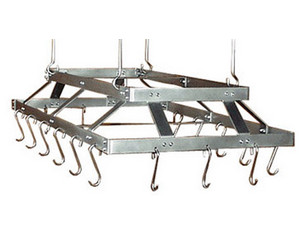 HSM Metal Products Commercial Hanging Pot Rack