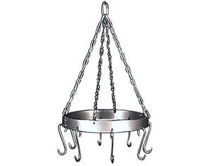 HSM Metal Products Round Galley Pot Rack - Fast FREE FedEx Shipping!