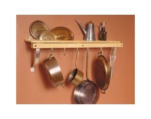 JK Adams Wall Mounted Pot Rack