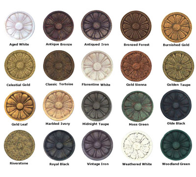 Available Finishes