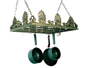 LaMani Designs Fleur de Lis Pot Rack - Fast FREE FedEx Shipping!