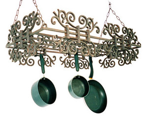 LaMani Designs Scroll Pot Rack - Fast FREE FedEx Shipping!