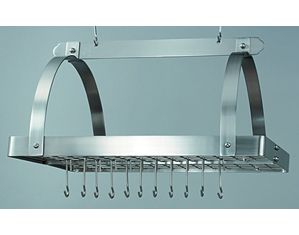 Old Dutch International Pot Rack With Grid & 24 Hooks