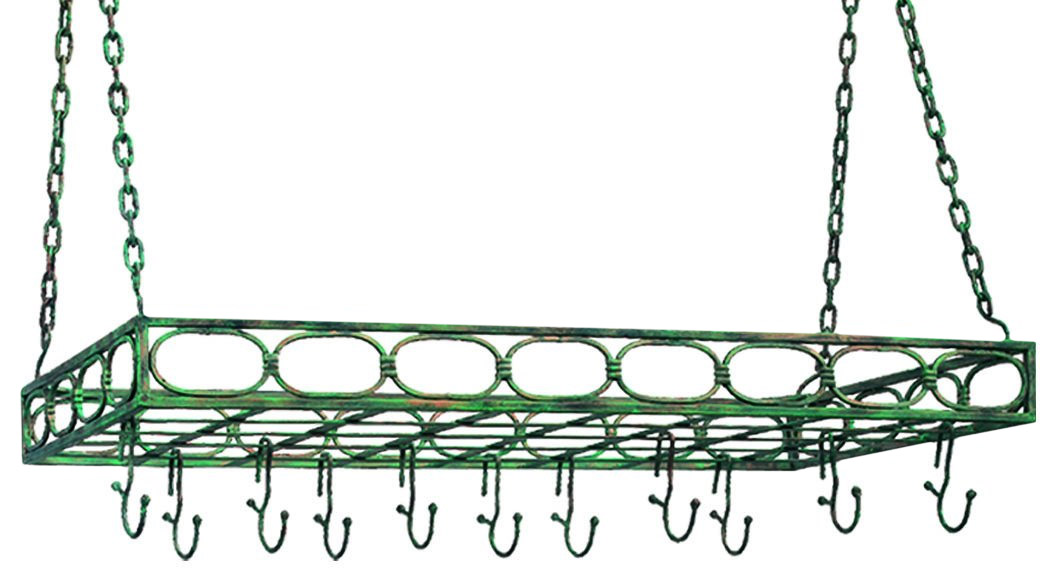 Old Dutch International Rectangle Pot Rack with 16 Hooks image