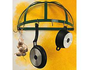 Rogar Half Dome Wall Pot Rack without Grid - Fast FREE FedEx Shipping!