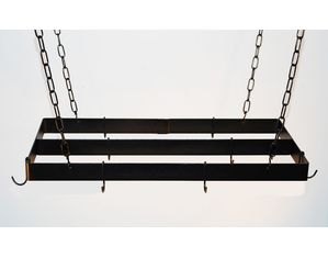 Rogar Rectangle Pot Rack (With Centerbar)