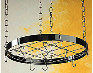 Rogar Round Hanging Pot Rack with Grid - Fast FREE FedEx Shipping!