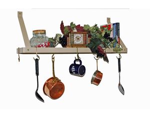 Rogar Single Bookshelf Pot Rack (With Grid)