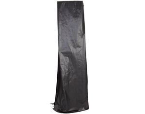 Fire Sense Outdoor Full Length Flame Patio Heater Viny Cover w/Felt Lining & Zipper Closure Outdoor Fireplace Accessory