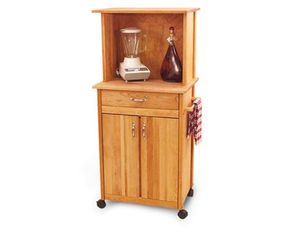 Catskill Craftsmen Microwave Space Saver Kitchen Cart