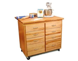 Catskill Craftsmen Titan Class with 8 Drawers Kitchen Island
