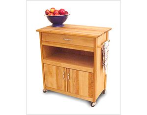 Catskill Craftsmen Wide Cuisine Kitchen Cart