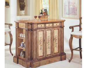 Fairfax Home Furnishings French Terrace Dining Kitchen Island