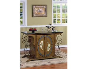 Fairfax Home Furnishings Hand Painted Kitchen Island