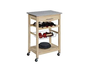 Linon Home Decor Products Kitchen Island Granite Top