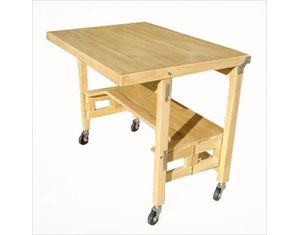Oasis Island All Wood Flip & Fold Desk