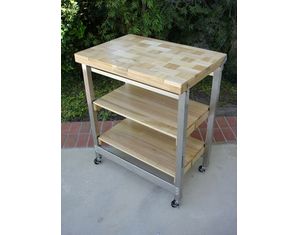 Oasis Island SS/Wood The Deluxe Flip & Fold Island