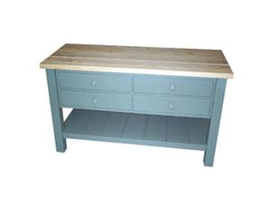 Seabrook Classics Four Drawer Kitchen Island