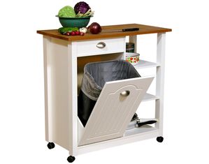 Venture Horizon Butcher Block Bin Double Wide with Pantry