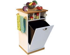 Venture Horizon Butcher Block Bin with Pantry 4121