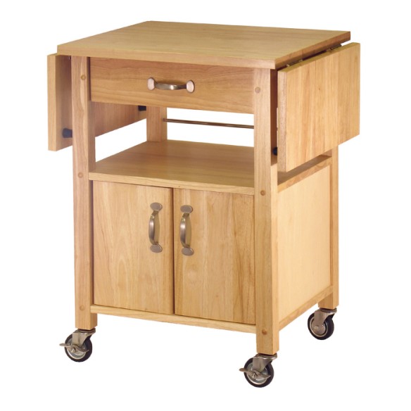 Winsome Double Drop Leaf Kitchen Cart image