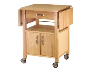 Winsome Double Drop Leaf Kitchen Cart