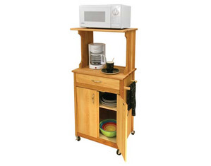 Catskill Craftsmen Microwave Space Saver Kitchen Cart