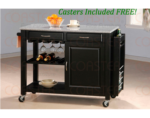 Union Square Kitchen Island with Granite Top
