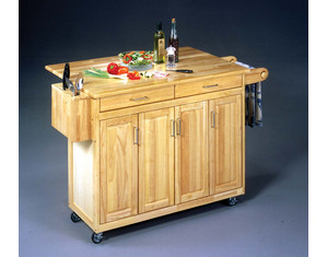 Home Styles Furniture Kitchen Cart with Breakfast Bar