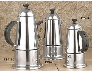 European Gift 129-4 Stainless Steel Stove-Top Espresso Pot (129-4)