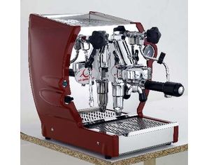 European Gift Cuadra Commercial Espresso/Cappuccino Machine Red (CUA001-R)