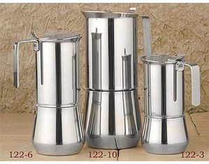 European Gift Stainless Steel Stove Espresso Pot 10-cup (122-10)