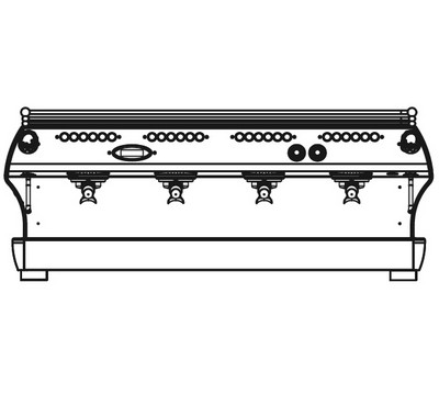 La Marzocco FB-80 Series Group 4 Automatic Volumetric Dosing Espresso Machine