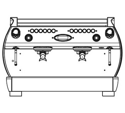 La Marzocco GB/5 Series Group 2 Automatic Volumetric Dosing Espresso Machine