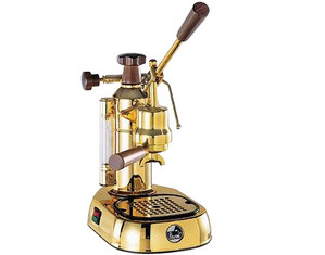 La Pavoni Europiccola in Brass Espresso Machine - Fast FREE FedEx Shipping!