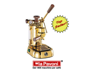 La Pavoni Professional Espresso Machine in Brass - FREE Shipping!