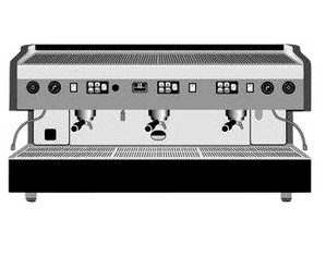 Rio Group 3 Vania Semi-Automatic Espresso Machine - FREE Inside Delivery!