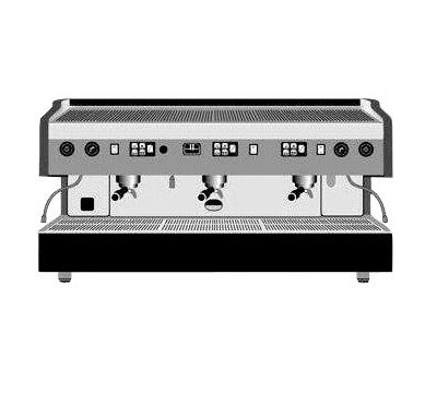 Rio Group 3 Vania Automatic Volumetric Dosing Espresso Machine