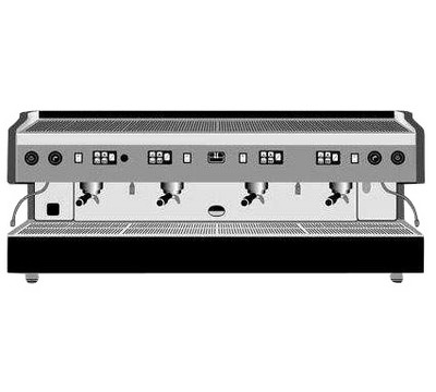 Rio Group 4 Vania Automatic Volumetric Dosing Espresso Machine