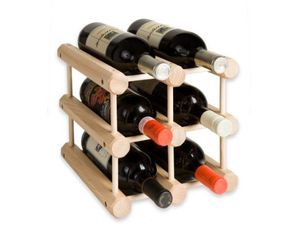 JK Adams 6 Bottle Wine Rack